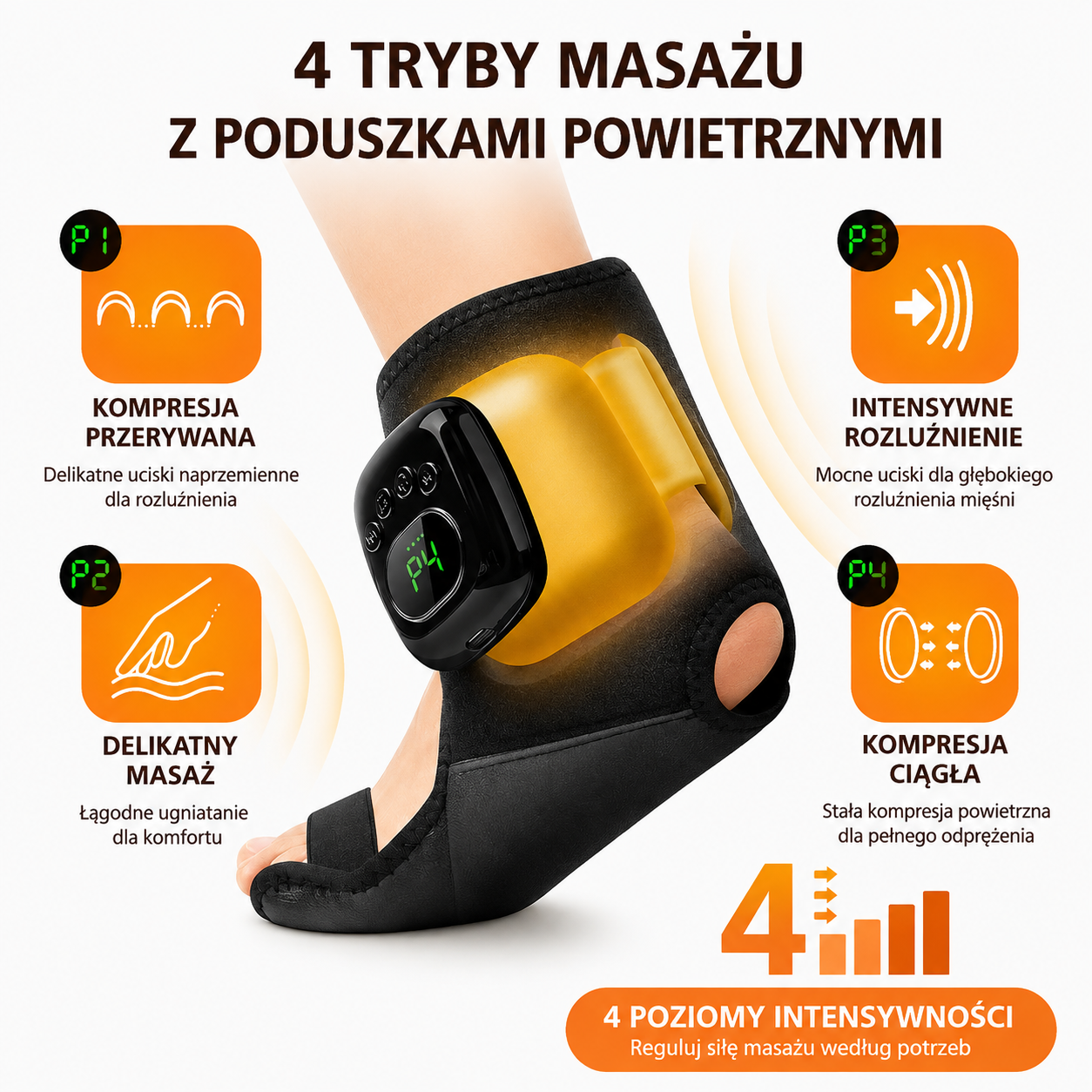 SZYBKA ULGA - MASAŻ UCISKOWY Z PODGRZEWANIEM